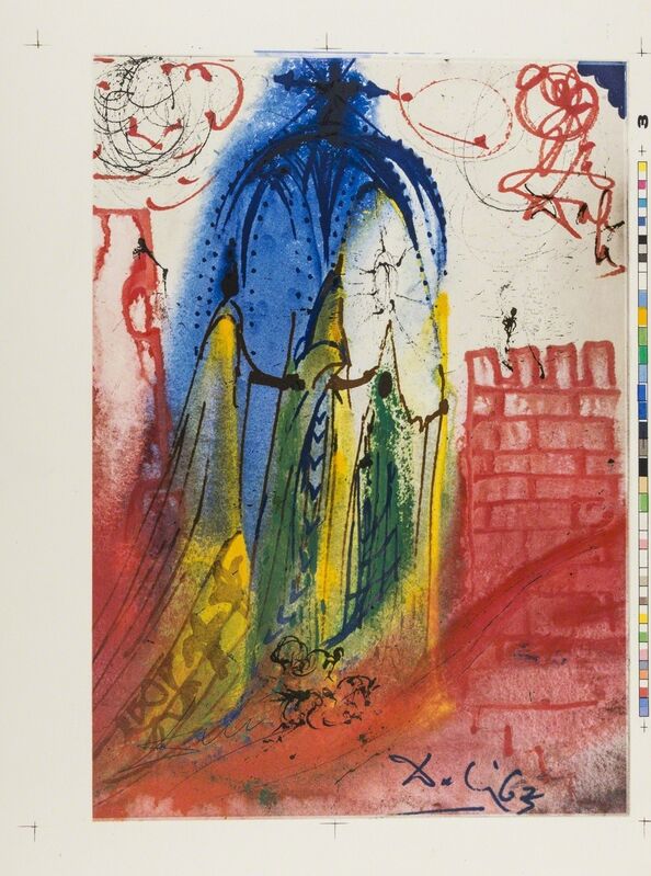 Salvador Dalí, ‘Romeo e Julia (M & L 1601)’, 1975, Print, Nine offset lithograph printed in colours, Forum Auctions