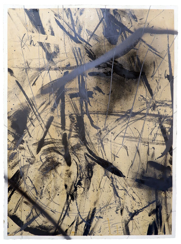 Jacob van Schalkwyk, ‘Klaar Gepraat #14’, 2020, Painting, Lithographic and etching ink, lithographic crayon, graphite, spray paint and charcoal powder on Somerset etching paper sealed in polyurethane, Suburbia Contemporary