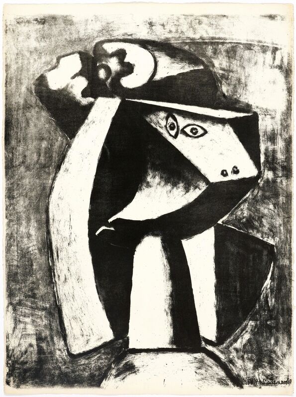 Pablo Picasso, ‘Figure’, 1947, Print, Zincograph, Koller Auctions