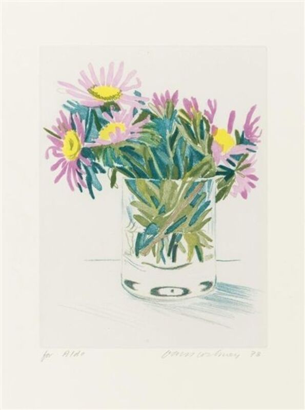 David Hockney, ‘Marguerites’, 1980, Print, Etching with aquatints, Galerie Maximillian