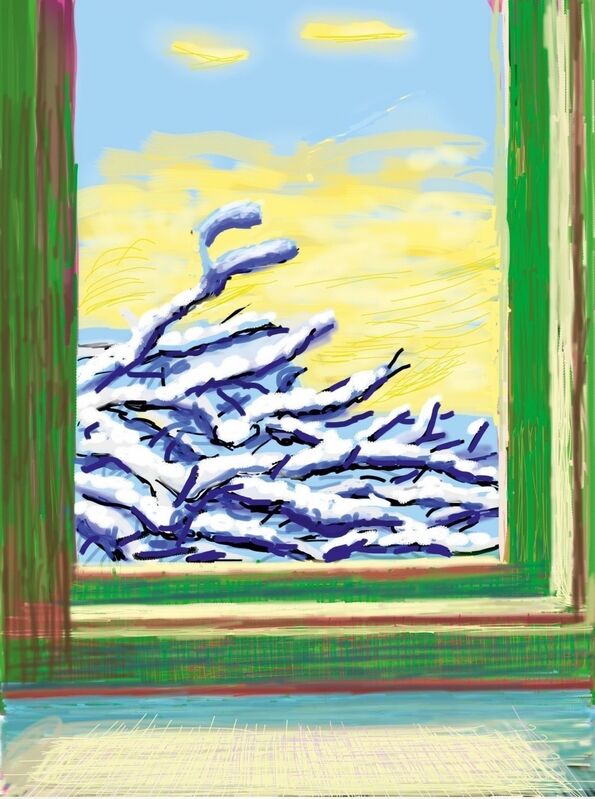 David Hockney, ‘iPad drawing ''No. 610', 23rd December 2010’, 2010, Print, Inkjet print in colours, Forum Auctions