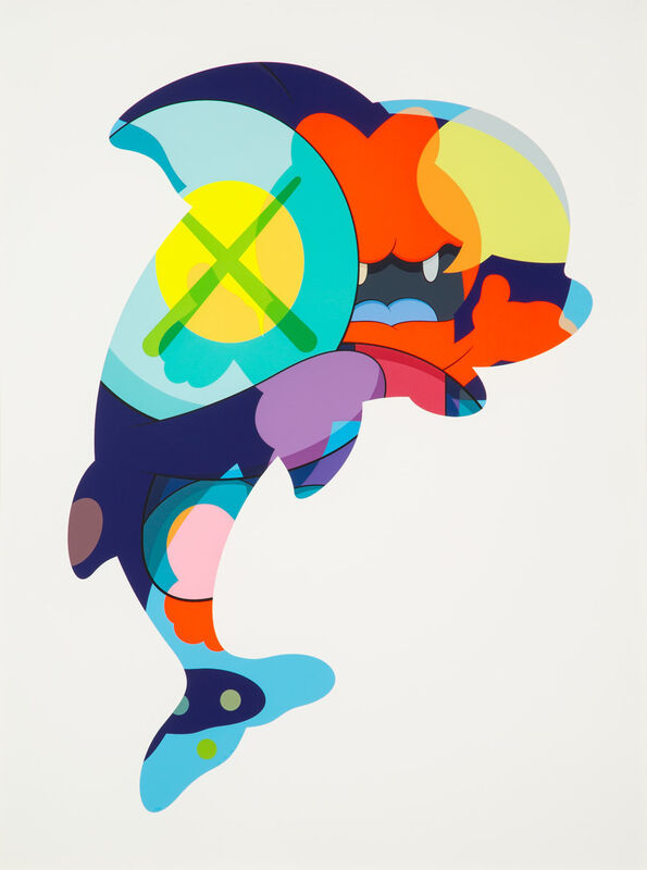 KAWS, ‘Piranhas When You’re Sleeping’, 2016, Print, Silkscreen in colors on paper, Heritage Auctions