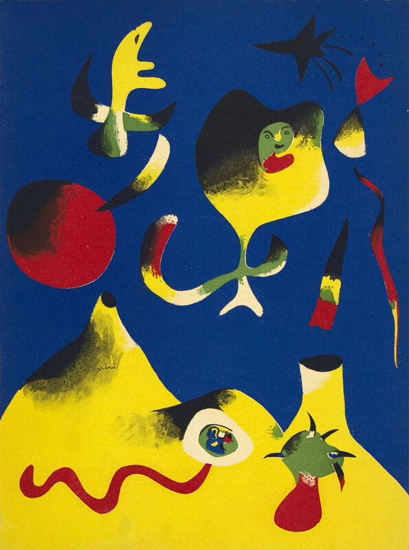 Joan Miró, ‘Air’, 1937, Print, Original lithograph in colors, Heather James Fine Art Gallery Auction