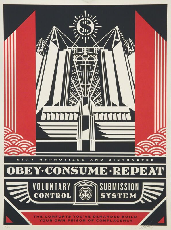 Shepard Fairey, ‘Church of Consumption’, 2017, Print, Screenprint on paper, Julien's Auctions
