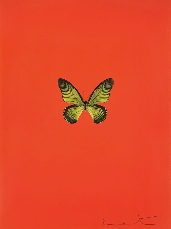 Damien Hirst, ‘New Beginnings: one plate’, 2011, Print, Polymer gravure block print in colours, on Zerkall paper, the full sheet., Phillips
