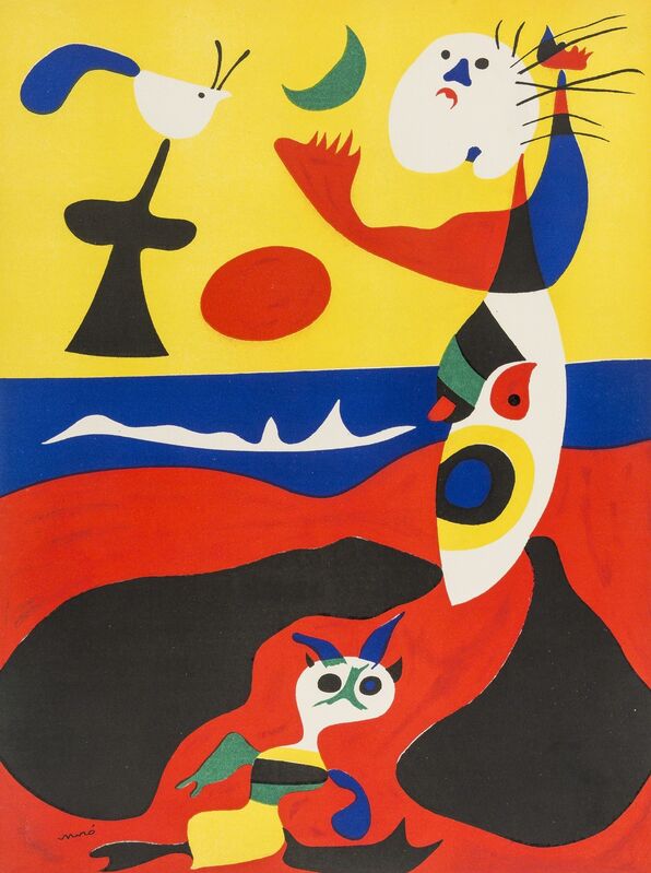 Joan Miró, ‘L'Eté (Summer) (Dupin 1310)’, 1938, Print, Pochoir in colours, Forum Auctions