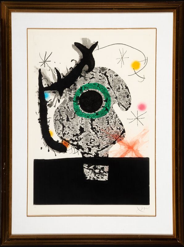 Joan Miró, ‘Polyphème (Cyclops)’, 1968, Print, Etching and aquatint with carborundum in colours and cement embossing on Mandeure paper, Heritage Auctions