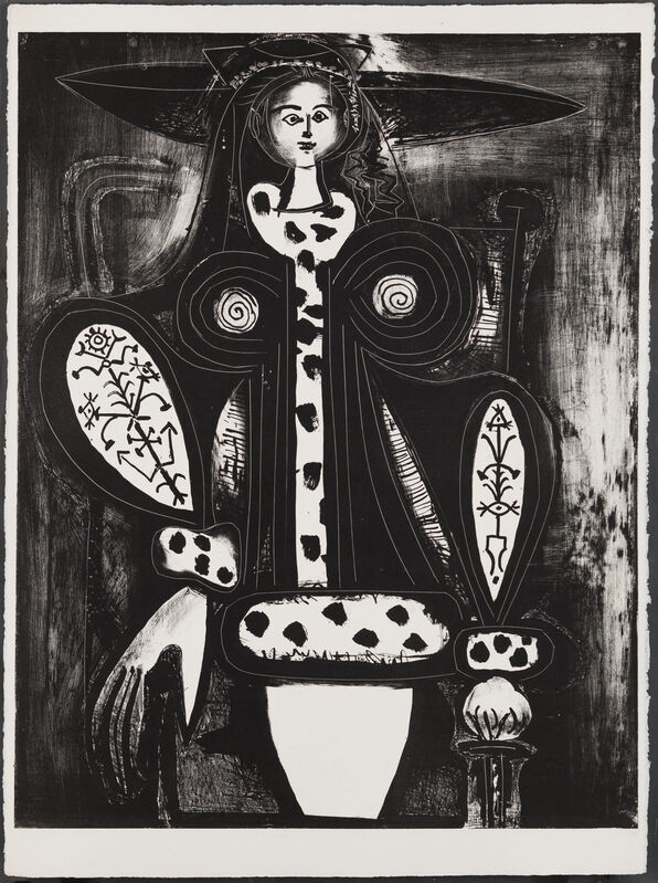 Pablo Picasso, ‘Woman in Armchair’, 1948, Print, Lithograph, Christopher-Clark Fine Art