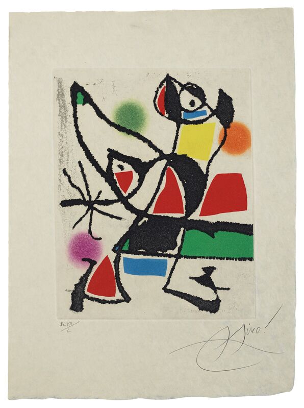 Joan Miró, ‘Le Marteau sans maître: one plate (Dupin 946)’, 1976, Print, Etching with aquatint, Sims Reed Gallery