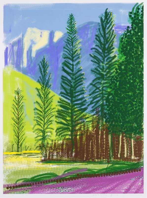 David Hockney, ‘Untitled No.12’, 2010, Other, IPad drawing on paper, Forum Auctions