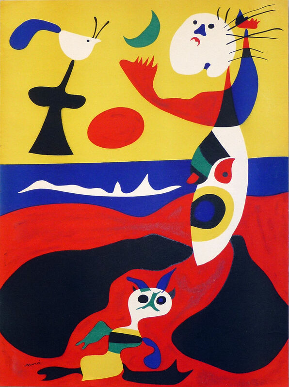 Joan Miró, ‘L’Ete (D. 1310)’, 1938, Print, Lithograph with Pochoir, Denis Bloch Fine Art