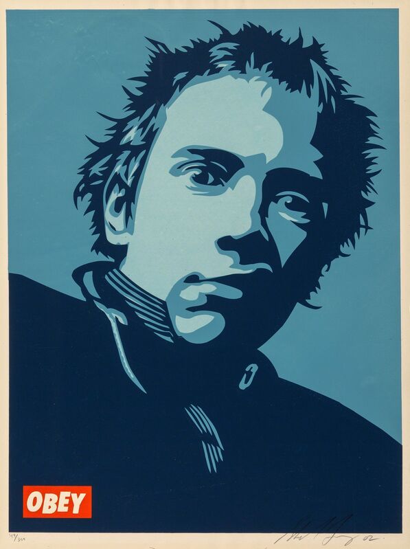 Shepard Fairey, ‘Rotten Poster’, 2002, Print, Screenprint in colors on speckled cream paper, Heritage Auctions