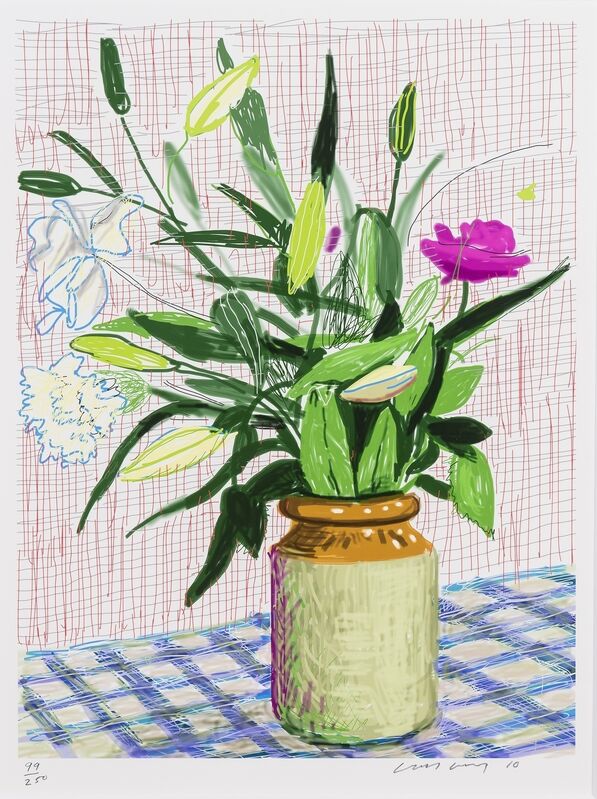 David Hockney, ‘Untitled No. 516, from A Bigger Book: Art Edition D’, 2010/2016, Other, IPad drawing in colours, Forum Auctions