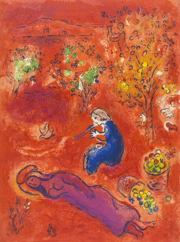 Marc Chagall, ‘A Midi L'ete (Mourlot 218)’, 1961, Print, Lithograph printed in colours on wove paper, Forum Auctions