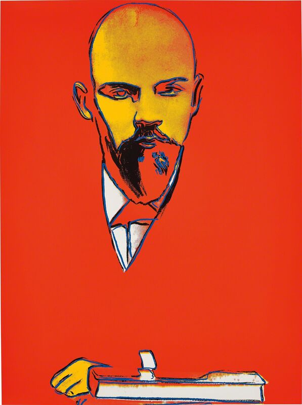 Andy Warhol, ‘Red Lenin’, 1987, Print, Screenprint in colours, on Arches 88 paper, the full sheet., Phillips
