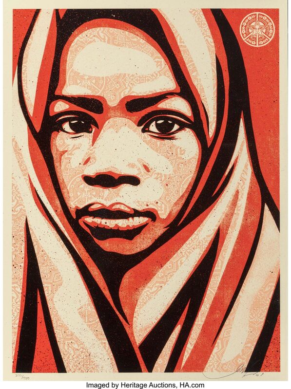 Shepard Fairey, ‘Blanket’, 2009, Print, Screenprint in colors, Heritage Auctions