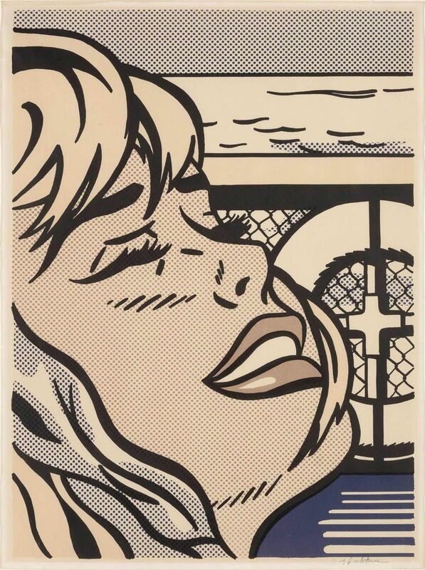 Roy Lichtenstein, ‘Shipboard Girl (Corlett II 6)’, 1965, Print, Color offset lithograph, on wove paper, Doyle