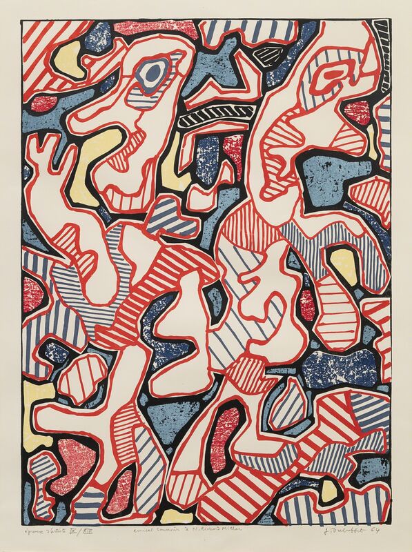 Jean Dubuffet, ‘Affairements’, 1964, Print, Color Lithograph, Hindman