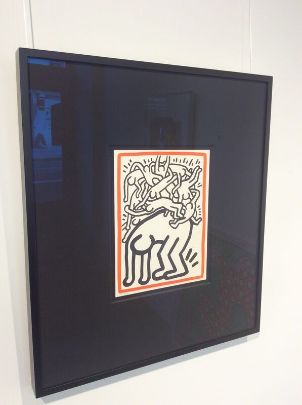 Keith Haring, ‘Fight AIDS Worldwide’, 1990, Print, Lithograph on 100% pure rag Arches paper, Joseph Fine Art LONDON
