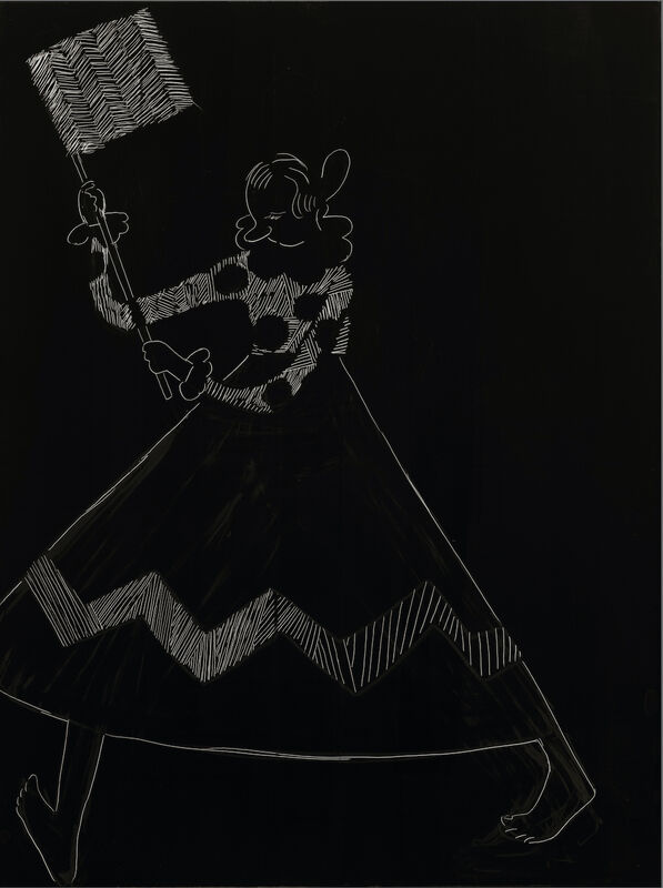 Elena Sisto, ‘Phantom of Liberty 3’, 2020, Painting, Graphite and India ink on panel, Shoshana Wayne Gallery