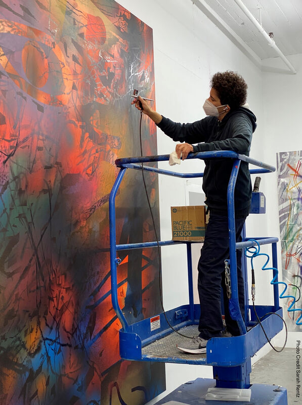 Julie Mehretu, ‘Dissident Score’, 2019-2021, Painting, Ink and acrylic on canvas, Julie Mehretu for Art for Justice Fund Benefit Auction