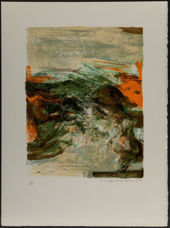 Zao Wou-Ki 趙無極, ‘Untitled, from Poligrafa XV Anos’, 1978, Print, Lithograph in colors on paper, Heritage Auctions