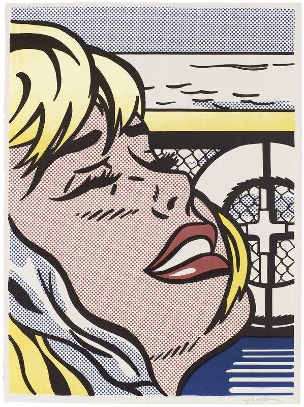 Roy Lichtenstein, ‘Shipboard Girl’, 1965, Print, Offset lithograph in colours on thin wove paper, Christie's