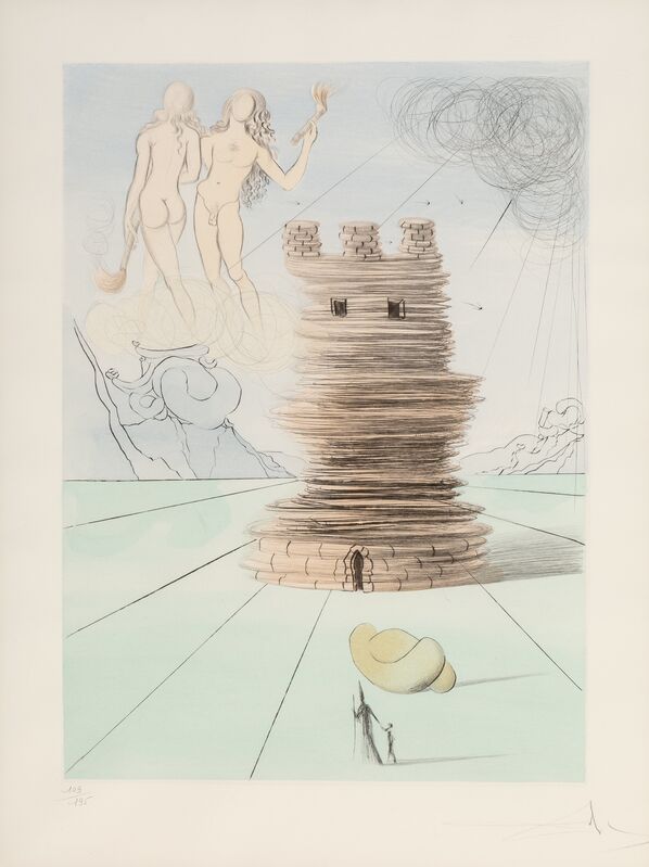Salvador Dalí, ‘Simon, from Twelve Tribes of Israel’, 1972, Print, Etching in colors on BFK Rives paper, Heritage Auctions