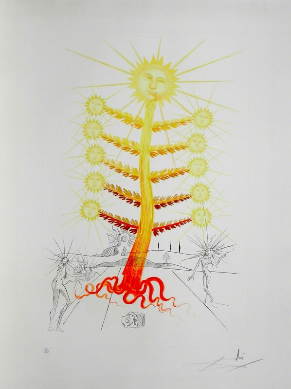Salvador Dalí, ‘Flora Dalinae Sun’, 1968, Print, Etching, Fine Art Acquisitions Dali 