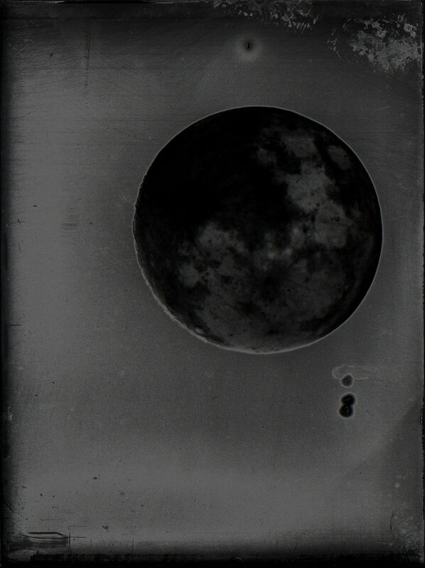 Johan Österholm, ‘Untitled Lunar Negative’, 2019, Photography, Silver gelatin print from damaged glass negative, Monica De Cardenas