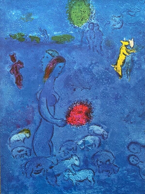 Marc Chagall, ‘“Le Printemps (Spring),” from Daphnis et Chloé (Cramer 46; Mourlot 335)’, 1977, Ephemera or Merchandise, Offset lithograph on wove paper, Art Commerce
