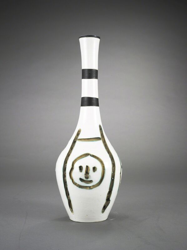 Pablo Picasso, ‘Bouteille gravée (A. R. 248)’, 1954, Other, Terre de faïence vase, painted and partially glazed, Sotheby's