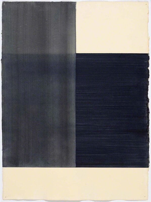 Callum Innes, ‘Exposed (black)’, 1997, Drawing, Collage or other Work on Paper, Watercolour on firm paper, Koller Auctions