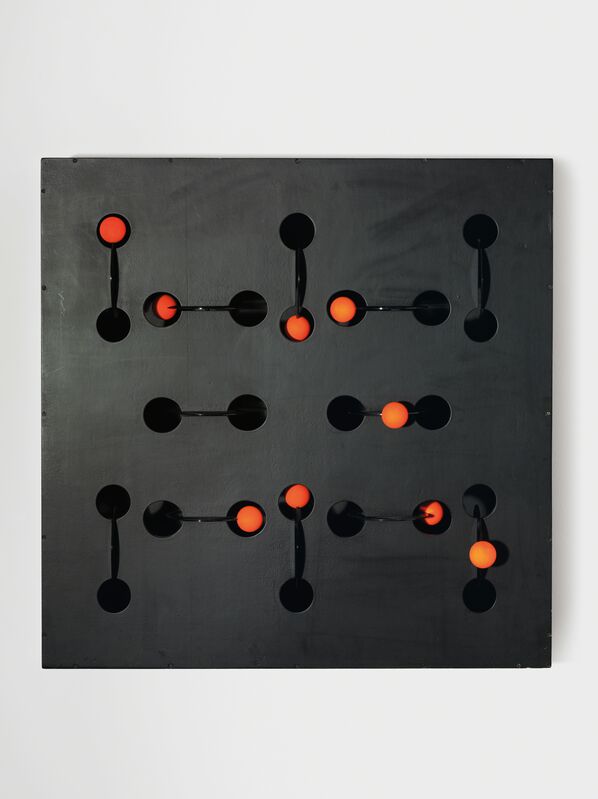 Martha Boto, ‘Mouvements surprises’, 1969, Sculpture, Plexiglas, pingpong balls, fluorescent paint, wood, emulsion and electric motor, ARCHEUS/POST-MODERN