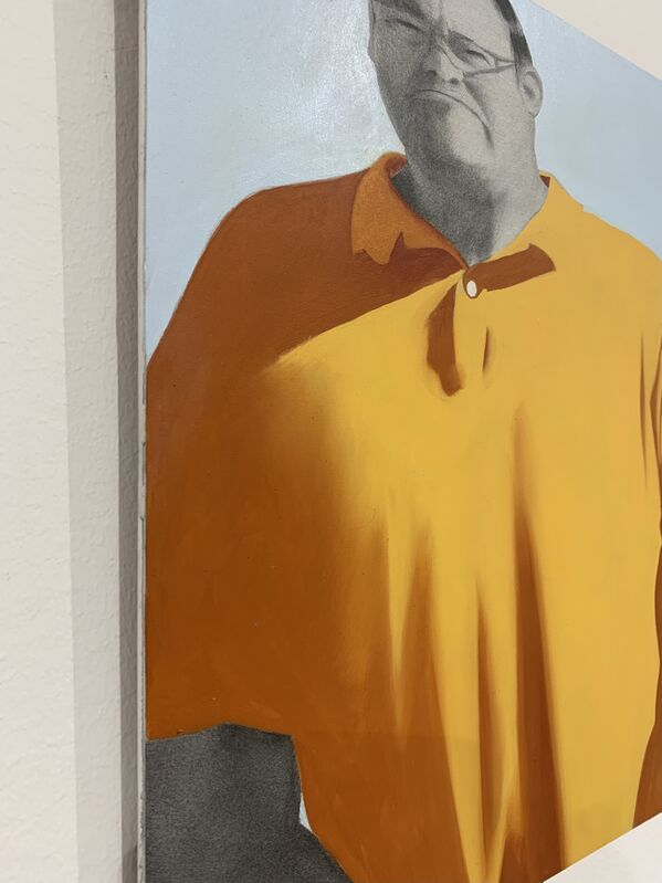 Frédéric Blaimont, ‘Bertrand’, 2021, Painting, Oil and pencil on canvas, Nordic Art Agency