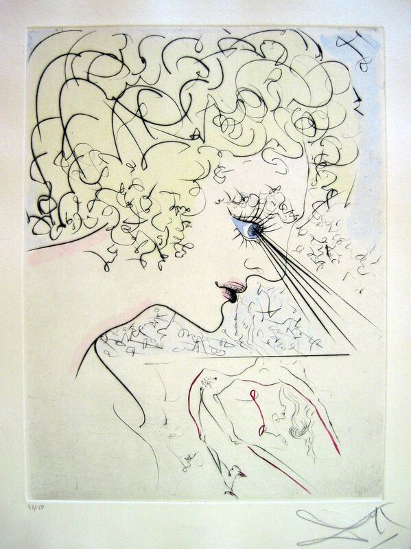 Salvador Dalí, ‘La Tête (The Head)’, 1969, Print, Etching, Puccio Fine Art