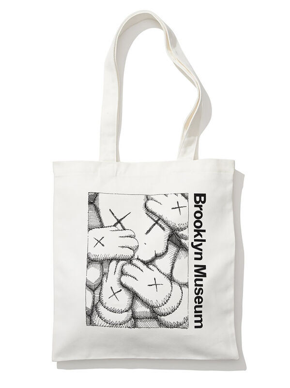 KAWS, ‘'What Party: Urge' Framed Canvas Tote’, 2020, Ephemera or Merchandise, 100% cotton canvas tote, gallery wrapped and custom shadow-box framed in white hardwood molding., Signari Gallery