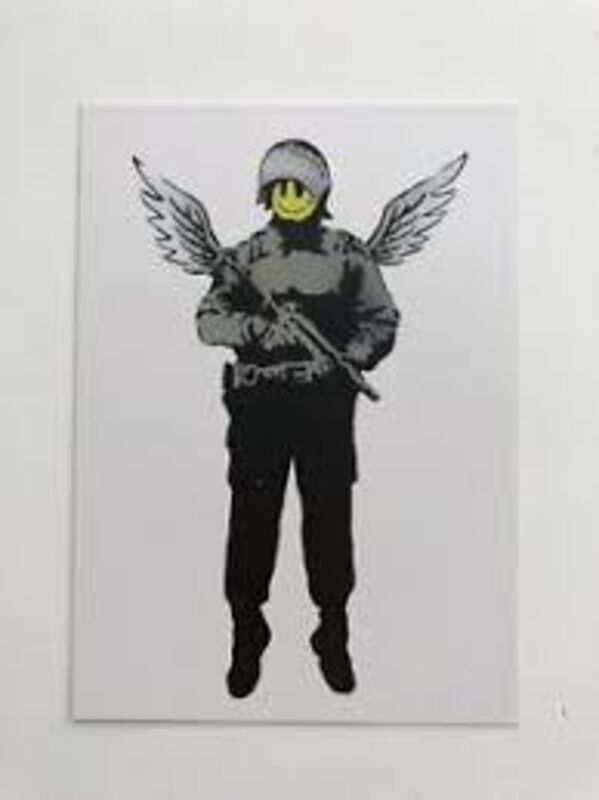 Banksy, ‘Angel Cop (Flying Copper) 2005’, 2007, Ephemera or Merchandise, Offset Lithograph on Postcard, End to End Gallery