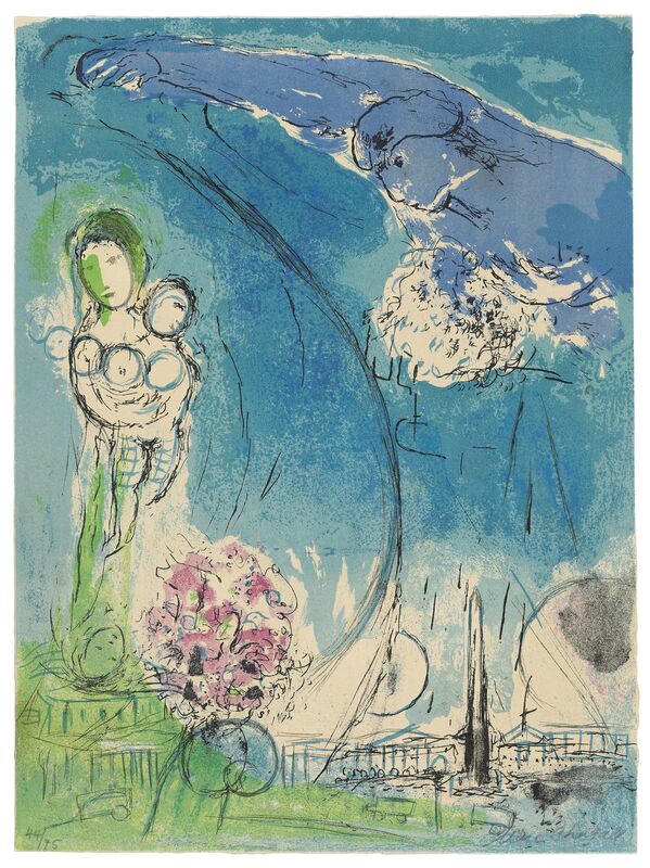Marc Chagall, ‘Place de la Concorde’, 1952, Print, Lithograph in colours on wove paper, Christie's