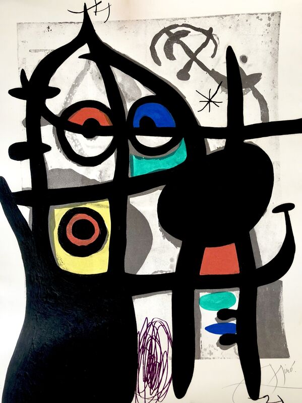 Joan Miró, ‘La Captive (The Captive)’, 1969, Print, Original Color Etching and Aquatint with Carborundum, BOCCARA ART