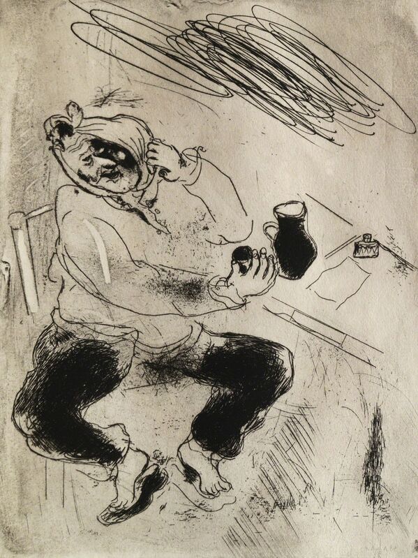 Marc Chagall, Print, Etchings with dry point, Roseberys