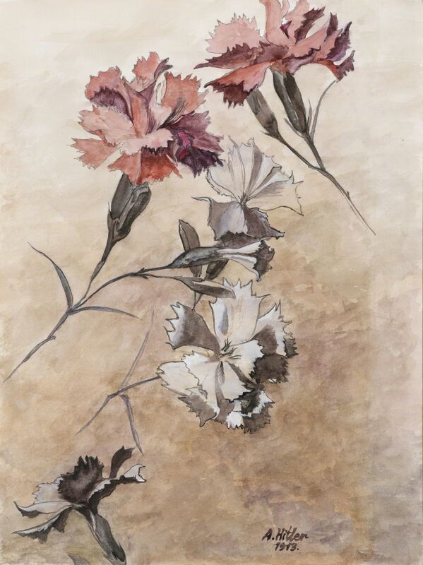 Yang Jiechang 杨诘苍, ‘These are still Flowers 1913-2013 No. 10 还是花鸟画1913-2013 10号’, 2013, Drawing, Collage or other Work on Paper, Watercolor on paper 水彩，纸本, Ink Studio