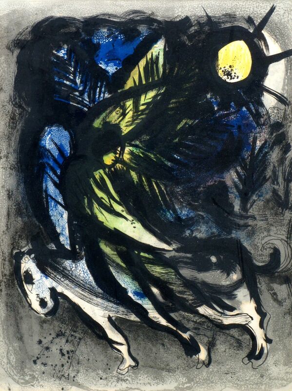 Marc Chagall, ‘The Angel’, 1960, Print, Lithograph Printed In Colors, Roseberys