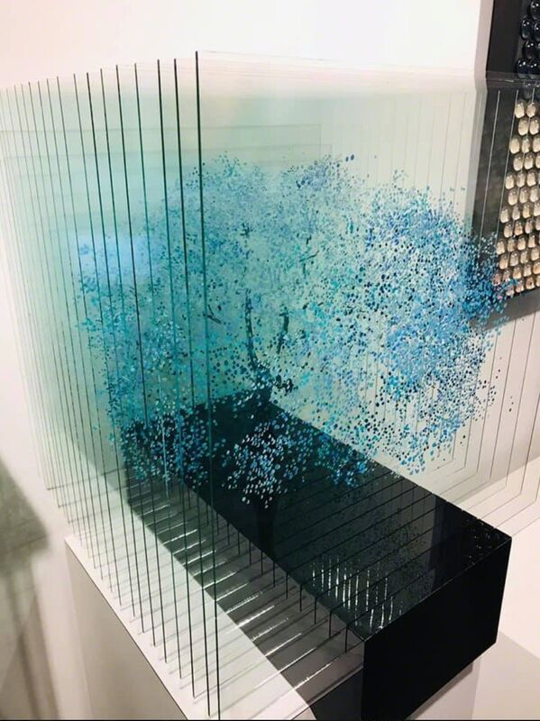 Ardan Özmenoğlu, ‘Blue Tree III’, 2019, Sculpture, Nail polish on glass, FREMIN GALLERY