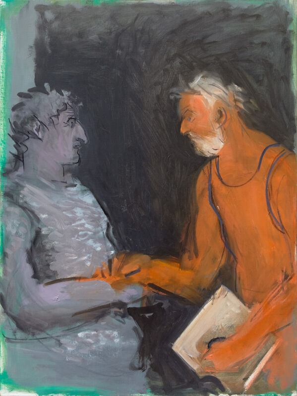 Paul Resika, ‘Paul Resika Bids Farewell to Paul Georges’, 2003, Painting, Oil on canvas, Bookstein Projects
