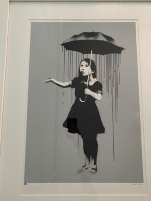 Banksy, ‘Nola (Grey Rain)’, 2008, Print, Screen-print in colors on wove paper, MoonStar Fine Arts Advisors