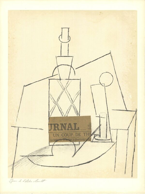 Pablo Picasso, ‘Table with Bottle’, 1955, Ephemera or Merchandise, Stone Lithograph, ArtWise