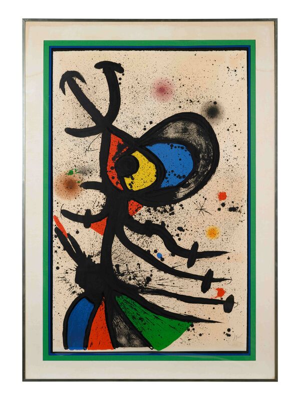 Joan Miró, ‘La presidente nymphomane’, 1971, Print, Color lithograph, Hindman