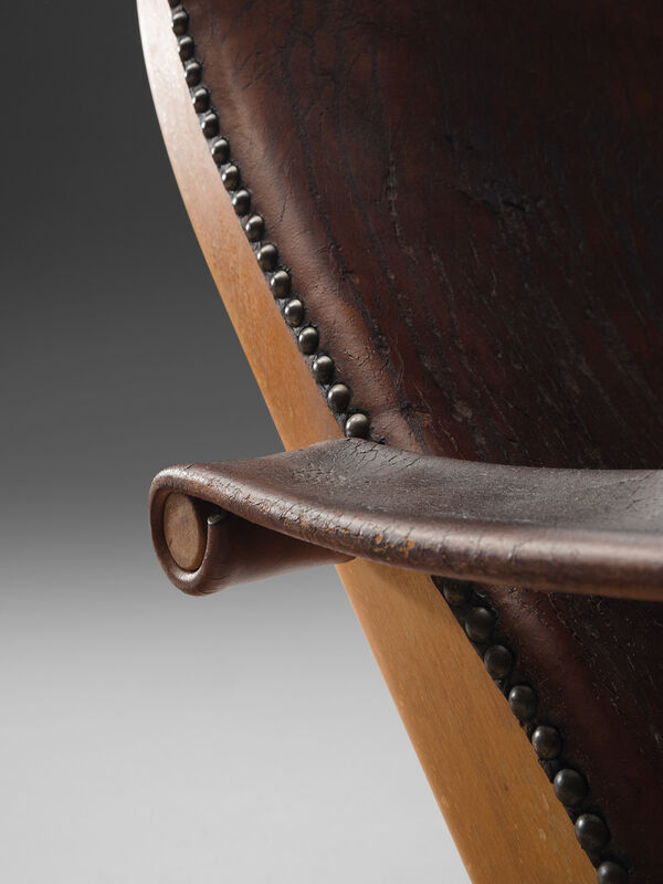 Mogens Voltelen, ‘Original Patinated 'Copenhagen Chair'’, 1936, Design/Decorative Art, Leather and beech, MORENTZ