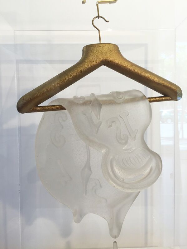 Salvador Dalí, ‘Melting Clock on Hanger’, Sculpture, Glass Sculpture on Hanger, Hamilton-Selway Fine Art Gallery Auction